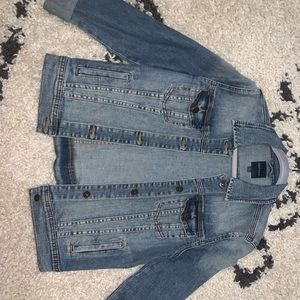 Dark wash jean jacket